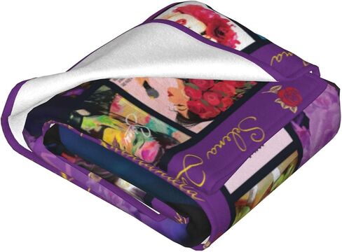 Super Soft Blankets Flannel Throw Blanket Light Weight Living Room Bedroom Warm Blanket Pet Blanket (50"x40") in Saudi Arabia