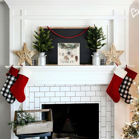 Christmas Decor，All Booked for Christmas Wooden Box Signs，Christmas Book Tree Wooden Plaque，Christmas Decorations，Christmas Decor for Home,Table Desk Shelf Christmas Gifts for Book Lover 5x5 in Kuwait