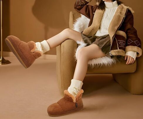 ONCAI Womens Slippers House Slippers for Woman Slipper Boots for Women Ladies Winter Fuzzy Warm Bootie Indoor Outdoor in Saudi Arabia