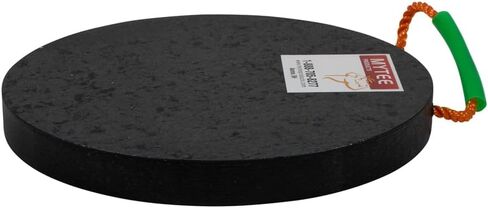 Mytee Products (4 Pack) Round Outrigger Pad 15" Diameter, 1.5" Thick, 50,000 lbs WLL, RV Pads, Lightweight, Stackable, Waterproof, Unbreakable, Ergonomic Handle in Saudi Arabia