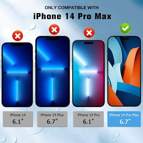 3 Pack Ouyetu Designed for iPhone 14 Plus Camera Lens tector Glass, Designed for iPhone 14 Glass Camera Lens tector, 9H Tempered Glass, Night Shooting Mode, Case Friendly, High Definition in Saudi Arabia