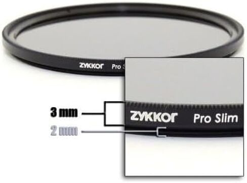 58mm Pro Slim CPL - MC UV - ND 0.6 Filter Kit with Deluxe Pouch in Saudi Arabia