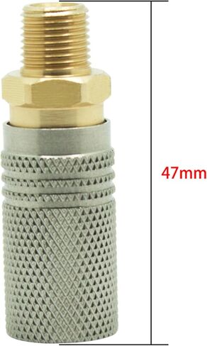 1/8" NPT Male Thread Coupler, Paintball PCP HPA CO2 Air Tank Refill ConnectorAdapter, 8MM Quick Disconnect Quick Release Adapter Fitting in Saudi Arabia