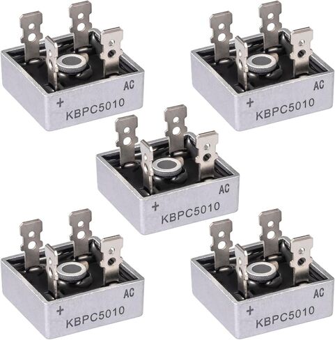 KBPC2504 Bridge Rectifier Diode 25A 400V KBPC 2504 Electronic Silicon Mini Rectofier Diodes Ac to Dc 25 Amp 400 Volt (Pack of 5Pcs) in Saudi Arabia