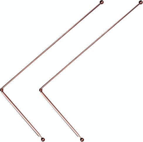 99.9% Copper Dowsing Rods Spiritual and Divining Pendulum Board Mat Kit for Ghost Hunting,Divining Water,Energy Healing,Include 2 Retractable Divining Rods 1 Pendulum Pendant 1 Divination Mat in Saudi Arabia
