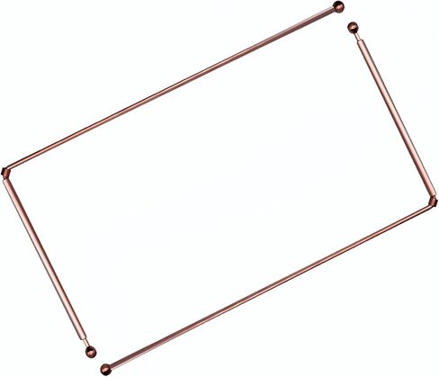 99.9% Copper Dowsing Rods Spiritual and Divining Pendulum Board Mat Kit for Ghost Hunting,Divining Water,Energy Healing,Include 2 Retractable Divining Rods 1 Pendulum Pendant 1 Divination Mat in Saudi Arabia