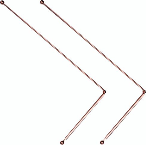 99.9% Copper Dowsing Rods Spiritual and Divining Pendulum Board Mat Kit for Ghost Hunting,Divining Water,Energy Healing,Include 2 Retractable Divining Rods 1 Pendulum Pendant 1 Divination Mat in Saudi Arabia