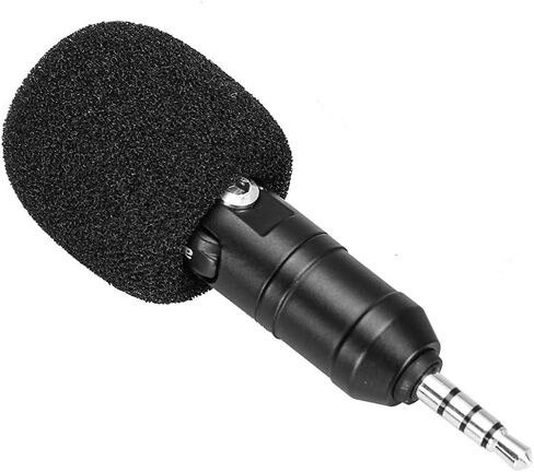 Amazon Basics Microphone for Smartphones with Clip - Black in Saudi Arabia