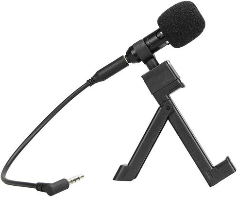 Amazon Basics Microphone for Smartphones with Clip - Black in Saudi Arabia