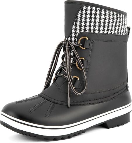 MaxMuxun Women's Winter Snow Boots Waterproof Insulated Mid Calf in Saudi Arabia