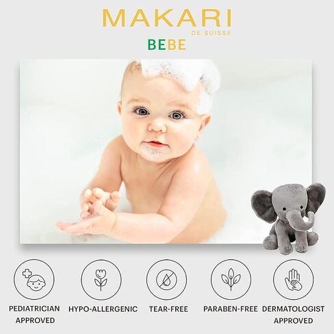 MAKARI Baby Soap 2 Pack (5.4oz) | Moisturizing Daily Bar Soap for Delicate Skin | Mild Cleansing Children’s Bath Bar With Shea Butter and Non-Irritating Botanical Ingredients in Saudi Arabia