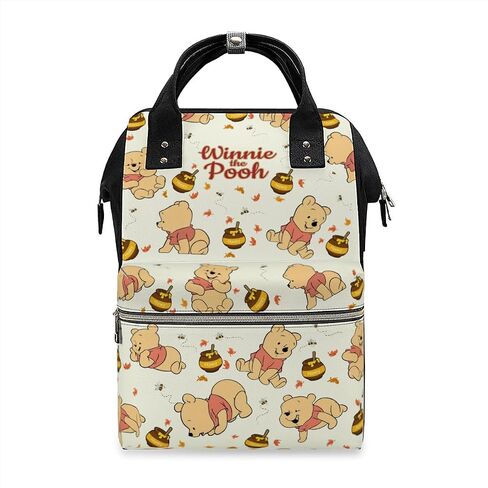 Cute Diaper Dag Backpack Portable Travel Backpack Extra Large Diaper Bag pañaleras modernas para niña for Woman (white) in Saudi Arabia