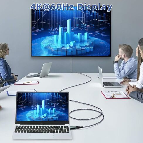 240W for Thunderbolt 3 Cable 2.6 ft, Support 8K@60Hz, 4K@144Hz 40Gbps / 240W PD Charging for iPhone 15 Series, USB4, MacBook Pro, Docking, eGPU, SSD, Surface Pro in Kuwait