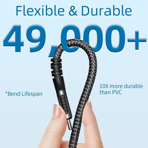 240W for Thunderbolt 3 Cable 2.6 ft, Support 8K@60Hz, 4K@144Hz 40Gbps / 240W PD Charging for iPhone 15 Series, USB4, MacBook Pro, Docking, eGPU, SSD, Surface Pro in Kuwait