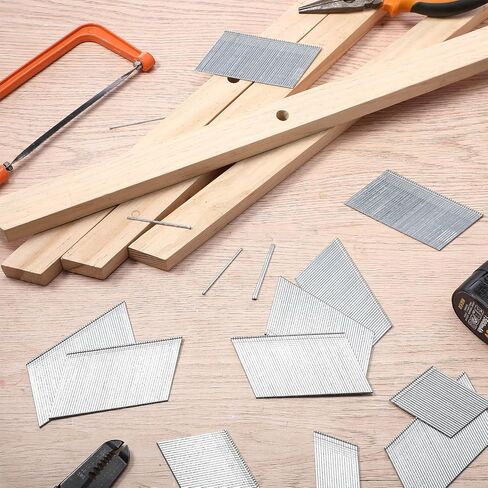 Blulu 4000 Pieces 16 Gauge Angled Finish Nails 2 Inch 20 Degree Galvanized Finishing Nails for Pneumatic, Electric Angled Finish Nailer, Window Trim, Cabinet Building and Other DIY Projects in Saudi Arabia