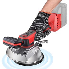 Cordless Tile Vibration Tool for DeWALT 20V Max Battery: Portable Tiler Vibration Leveling Machine with 8 Adjustable Speed,Suction Cup,Digital Display for Floor,Tile,Wall
