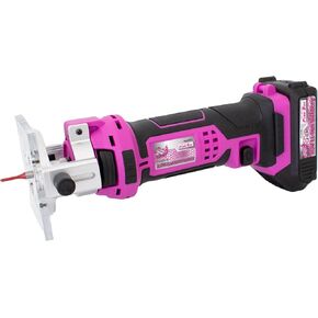 20V Lithium-Ion Cordless Rotary Cut-Out Tool | 2Ah Battery and Charger Included, Pink