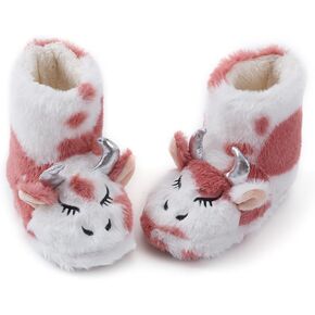 LZSYC Girls Boot Slippers Fluffy Fuzzy Winter Warm Animal Slippers in Kuwait