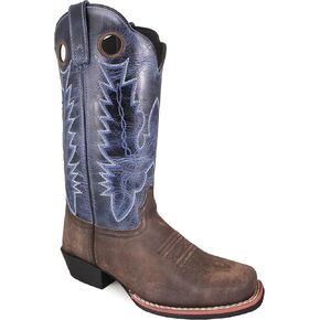 حذاء نسائي من Smoky Mountain بمقدمة مربعة من Mesa ذو لون بني زيتي/كحلي 10M in Kuwait