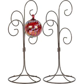 Red Co. 13 inch Copper Finish Ornament Wire Display, 4-arm Spiral Stand for Home Decoration in Kuwait