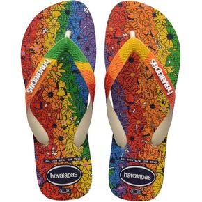 Havaianas Women's Top Pride Premium Sandal Beige Flip-Flop