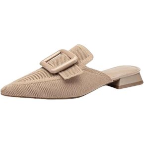 NEWBELLA Mousse FIT Commute Pointed Toe Flat Mules