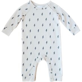 Baby Long Sleeve Footless Printed Jumpsuit with Snap Closures (Gender Neutral, Boy/Girl, Grayson Mini)
