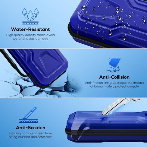 FYOUNG 3 in 1 Accessories Bundle for Playstation Portal, Carrying Case & Hard PC Clear Cover with Tempered Glass Screen Protector, Protective Case & Hard Shell Travel Handbag for PS5 Portal (Purple) in Saudi Arabia