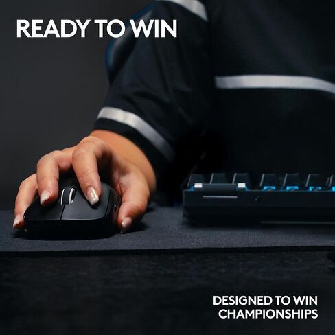 Logitech G PRO X TKL LIGHTSPEED Wireless Gaming Keyboard, Ultra-Portable Tenkeyless Design, LIGHTSYNC RGB, PBT keycaps, Tactile Switches (GX Brown) - Black (Renewed) in Saudi Arabia