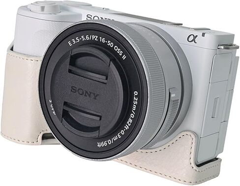حافظة حماية Rieibi لكاميرا Sony Zv-e10 II، حافظة جلدية لهاتف Sony Alpha ZV E10 II، حافظة ZVE10 II تناسب عدسة 16-50 مم، حقيبة ZV-E10 II مع حزام كتف in Kuwait