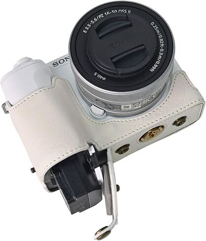 حافظة حماية Rieibi لكاميرا Sony Zv-e10 II، حافظة جلدية لهاتف Sony Alpha ZV E10 II، حافظة ZVE10 II تناسب عدسة 16-50 مم، حقيبة ZV-E10 II مع حزام كتف in Kuwait