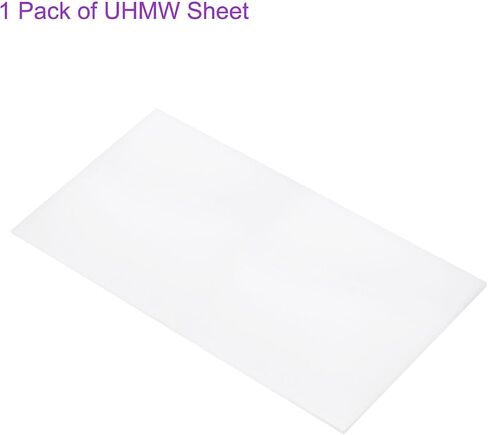 DMiotech 12 x 12 x 3/4 Inch Plastic UHMW Sheets, Ultra High Molecular Weight Polyethylene, Opaque White Polyethylene Board for Automotive, Chemical, Manufacturing, DIY Home Kitchen in Saudi Arabia