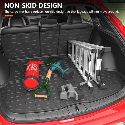 حصيرة صندوق السيارة powoq متوافقة مع 2016-2022 لكزس RX350 RX450H (بدون طراز RXL) استبدال حصيرة البضائع بطانة البضائع لملحقات لكزس 2016-2022 (متوافقة مع 2016-2022 لكزس RX350 RX450H، حصيرة صندوق السيارة) in Kuwait