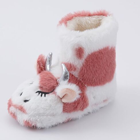 LZSYC Girls Boot Slippers Fluffy Fuzzy Winter Warm Animal Slippers in Kuwait
