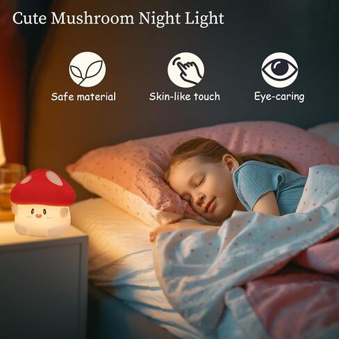 Cute Pumpkin Night Light, LED Silicone Dimmable Night Lamp,Nursery Nightlight for Kids,Rechargeable Novelty Bedside Touch Lamp,Funny Halloween Pumpkin Office Desk and Room Decor in Saudi Arabia