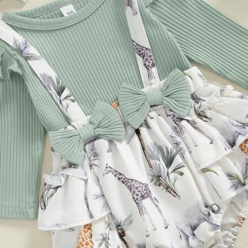 Newborn Infant Baby Girl Knit Romper Dress Long Sleeve Ruffle Bodysuit Jumpsuit Fall Winter Clothes One Piece Outfit in Saudi Arabia