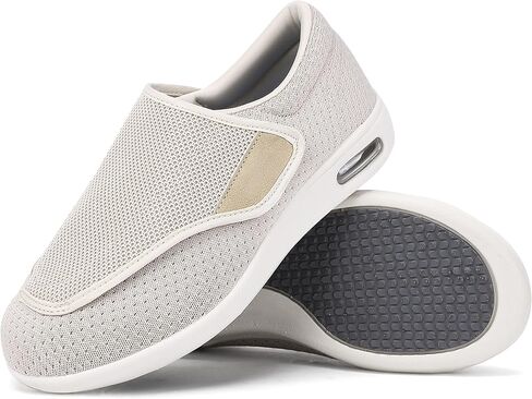 SPR&JOY Diabetic Shoes for Women, Women's Wide Width Elderly Shoes, Lightweight Adjustable Closure Breathable, Swollen Feet Walking Edema Sneakers in Saudi Arabia