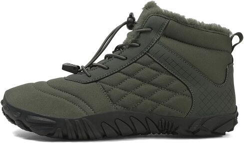 HiGropcore Winter Snow Boots for Women Men, Warm Fur Lined Water Repellent Barefoot Shoes, Wide Toe Box Lightweight Outdoor Ankle Boots in Saudi Arabia