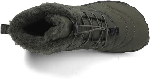 HiGropcore Winter Snow Boots for Women Men, Warm Fur Lined Water Repellent Barefoot Shoes, Wide Toe Box Lightweight Outdoor Ankle Boots in Saudi Arabia