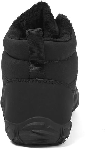 HiGropcore Winter Snow Boots for Women Men, Warm Fur Lined Water Repellent Barefoot Shoes, Wide Toe Box Lightweight Outdoor Ankle Boots in Kuwait