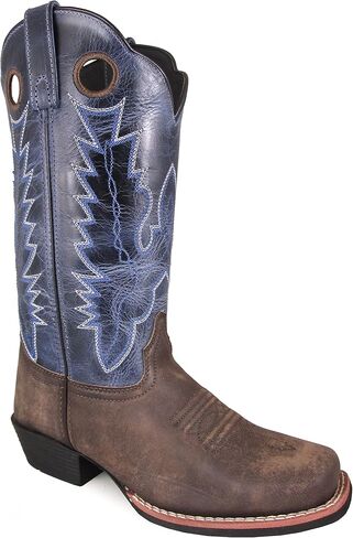 حذاء نسائي من Smoky Mountain بمقدمة مربعة من Mesa ذو لون بني زيتي/كحلي 10M in Kuwait