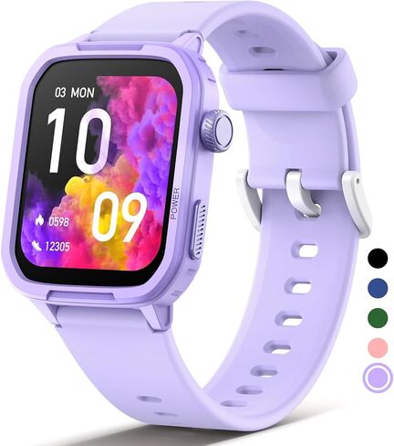 MgaoLo Kids Smart Watch Fitness Tracker with Heart Rate Sleep Monitor for Boys Girls,Activity Tracker Pedometer Step Counter for Android iPhone in Saudi Arabia