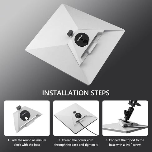 Starlink Mini Tripod Adapter-1/4-20 Nut Base Tripod Mount Adapter Aluminum Alloy, Compatible with Pipe Mount, Most Photography Tripods and RAM Mount in Saudi Arabia