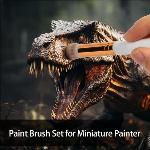 Miniature Paint Brushes Dry Brush Miniature Painting Detail Blending Brushes for Effortless Miniature Painting, Scale Model Painting in Saudi Arabia