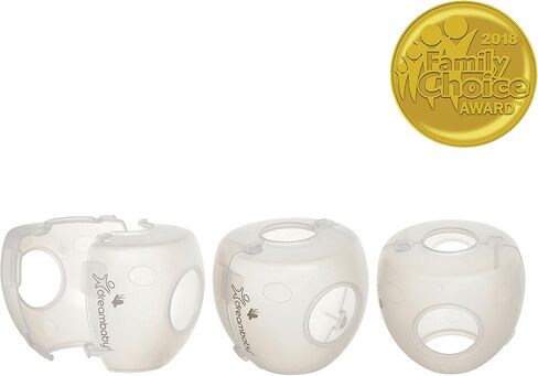 Dreambaby EZY-Fit Door Knob Covers (Translucent Clear, 6 Pack) in Kuwait