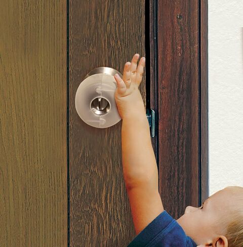 Dreambaby EZY-Fit Door Knob Covers (Translucent Clear, 6 Pack) in Kuwait