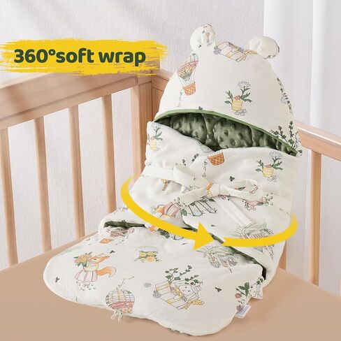 YJLMLY Sleepsack Swaddle, Baby Swaddle Sleep Sack with Two-Way Zipper, Adjustable Newborn Swaddle, Weighted Sleep Sack 0-3 Months, Baby Swaddle Blankets, gift for baby girl boy, Baby Essentials in Saudi Arabia
