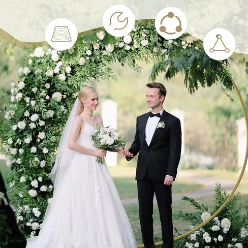 Round Backdrop Stand, 7.2 ft, Balloon Arch Support Stand in Saudi Arabia