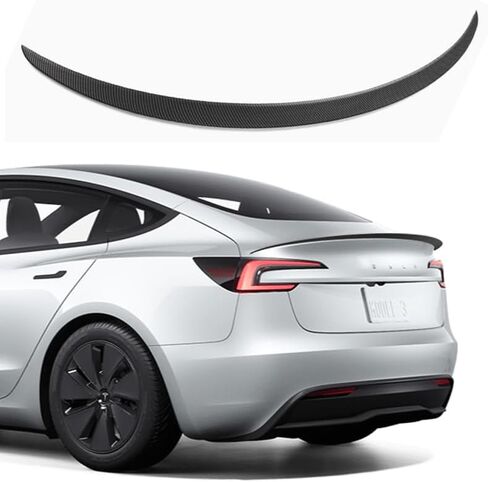 Tesla Model 3 Spoiler Original Rear Spoiler Wing Lip for 2016-2023 Tesla Model 3 Accessories(Glossy Black) in Kuwait