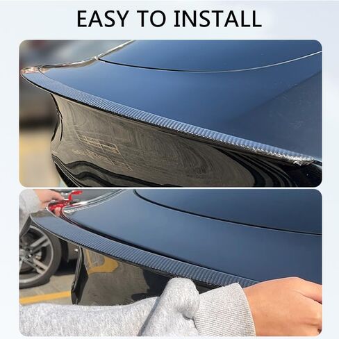 Tesla Model 3 Spoiler Original Rear Spoiler Wing Lip for 2016-2023 Tesla Model 3 Accessories(Glossy Black) in Kuwait